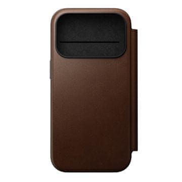 Nomad Modern Leather Folio, brown - iPhone 2025 Pro
