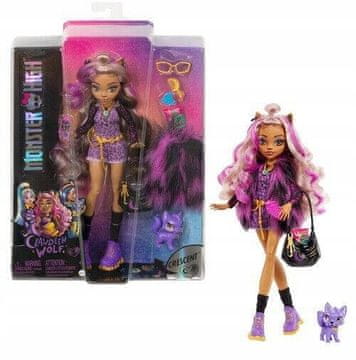 shumee MONSTER HIGH CLAWDEEN WOLF LUTKA + dodatki HHK52
