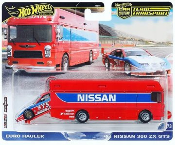 shumee HOT WHEELS Premium Team Transport '94 Nissan 300 ZX GTS in Euro Hauler #73