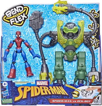 shumee Hasbro Spider-Man Bend and Flex Mega Octobot F3125