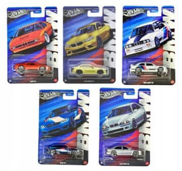 shumee Komplet 5 avtomobilčkov HOT WHEELS SILVER SERIJE BMW JBY55-59