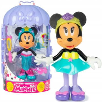 IMC Toys Minnie Mouse Fantasy Mermaid punčka + garderoba 2 DISNEY KOSTUMA