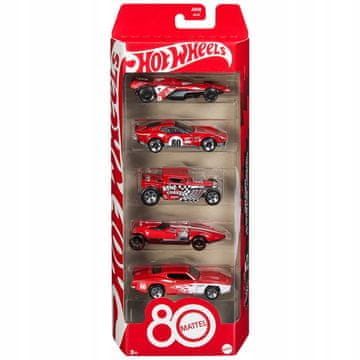 Hot Wheels Komplet 5 avtomobilčkov Hot Wheels za 80. obletnico JGK08