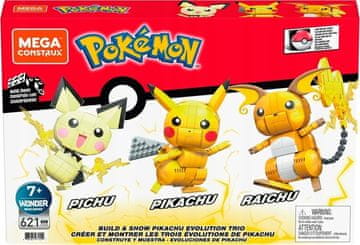 Mega Construx Mega Construx Pokemon Pikachu kocke 621 kosov GYH06