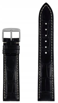 shumee Usnjen pašček Zeppelin črne barve 22 mm 76407642768086708674