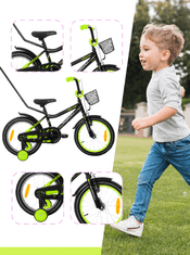 shumee OTROŠKO KOLO 12 PALCEV TABOU ALUMINIJASTO KOLO ZELO LAHKO VODILO