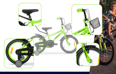 shumee OTROŠKO KOLO 16 PALCEV TABOU ROCKET LAHKO VODNIK ZA FANTKE