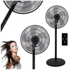 shumee VENTILATOR TALNI CIRKULATOR 45W STOJEČI TIHI MOČAN DALJINSKI UPRAVLJALNIK 36 cm