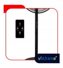 shumee VENTILATOR TALNI CIRKULATOR 45W STOJEČI TIHI MOČAN DALJINSKI UPRAVLJALNIK 36 cm