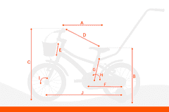 shumee OTROŠKO KOLO 12 PALCEV TABOU ALUMINIJASTO KOLO ZELO LAHKO VODILO