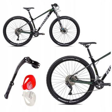 shumee ROMET MUSTANG M5 GORSKO MTB KOLO 29" LUČI SHIMANO IN STOJALO