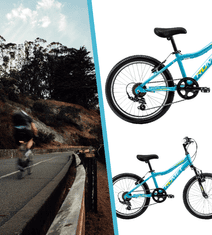 shumee OTROŠKO KOLO 20 ROMET JOLENE KID MTB SHIMANO LUČI IN STOJALO