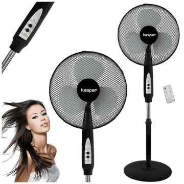 shumee TALNI VENTILATOR 40 W VENTILATOR CIRKULATOR TIH MOČAN DALJINSKI UPRAVLJALNIK 36 cm