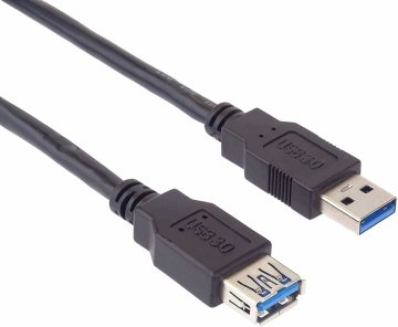 PremiumCord USB 3.0 Super-speed 5Gbps A-A podaljšek, MF, 9-pinski, 0,5 m