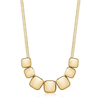 Brosway Modna pozlačena ogrlica za ženske Muse BUE04