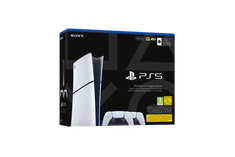 PlayStation 5 Digital E Chassis igralna konzola, 825 GB + PS5 Dualsense White brezžični kontroler