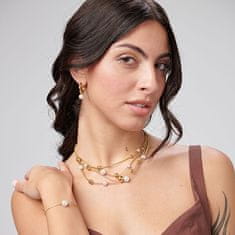 Brosway Očarljiva pozlačena zapestnica s sintetičnim biserom Perfect BPC53