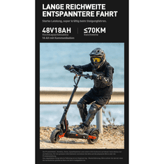 JOYOR Električni skuter T6E 500W, baterija 48V18Ah, doseg 70 km, 10-palčne pnevmatike, hidravlično vzmetenje, nosilnost 148 kg, zložljiva zasnova