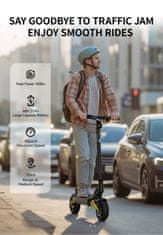 Duotts OOTD-S10 Električni skuter - baterija 48 V 20 Ah - motor 1400 W - največja hitrost 55 km/h - doseg 70 km - zložljiv aluminijast okvir