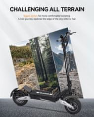 Duotts Električni skuter - 48V 13.5Ah Baterija - 500W Motor - Hitrost do 50 km/h - Doseg do 45 km - Zložljiv - 11" Pnevmatike