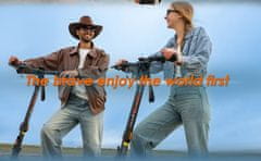 KuKirin T3 Električni skuter - motor 800 W, največja hitrost 45 km/h, doseg 58 km - 10-palčne pnevmatike - zložljiva zasnova - sistem s 14 lučkami - barvni zaslon