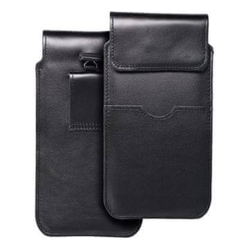 MG Royal Flap usnjen ovitek za pas 2XL, črna