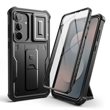 Tech-protect Kevlar ovitek za Samsung Galaxy S25 FE, črna