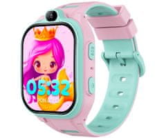 Forever Boost KW-530 otroška pametna ura, 4G LTE, roza