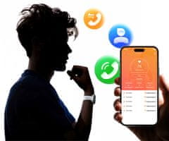 Forever iGO4 JW-600 pametna ura, 3,25cm (1,28), AMOLED, 2 paščka, bela (Pearl White)