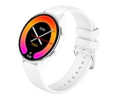 Forever iGO4 JW-600 pametna ura, 3,25cm (1,28), AMOLED, 2 paščka, bela (Pearl White)