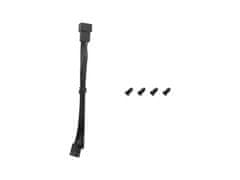 DEEPCOOL FT12 ventilator za ohišje, PWM, 120mm, črn