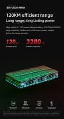 BOYUEDA Električni skuter - 6000W Dual Motor - 60V 38Ah Baterija - 120 km Doseg - 85 km/h - Zložljiv - 11" Terenske Pnevmatike