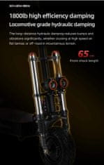 BOYUEDA Električni skuter - 6000W Dual Motor - 60V 38Ah Baterija - 120 km Doseg - 85 km/h - Zložljiv - 11" Terenske Pnevmatike