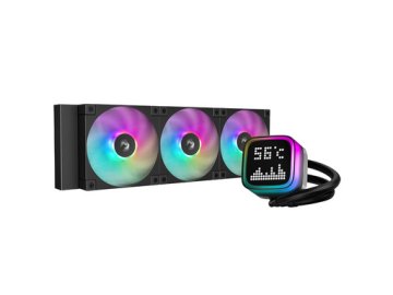 DEEPCOOL LP360 komplet za tekočinsko hlajenje AIO, 360mm, Matrix, ARGB, črn