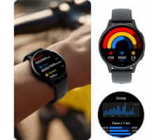 Forever iGO4 JW-600 pametna ura, 3,25cm (1,28), AMOLED, 2 paščka, roza (Powder Pink)