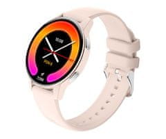 Forever iGO4 JW-600 pametna ura, 3,25cm (1,28), AMOLED, 2 paščka, roza (Powder Pink)