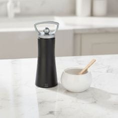 Peugeot Črn mlinček za sol Ales h16cm / les