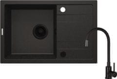 Deante set granitnega korita in armature Corio ZRCPG113