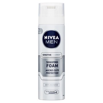 Nivea Pena za britje za moške Sensitive Recovery (pena za britje) 200 ml