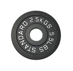 Kubisport Rezervni disk iz posebnega litega železa 2,5 kg - premer luknje 50 mm