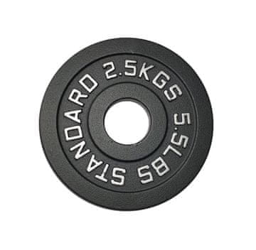 Kubisport Rezervni disk iz posebnega litega železa 2,5 kg - premer luknje 50 mm