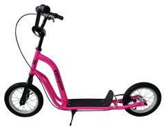 Kubisport Skuter z napihljivimi kolesi 12" Mistral roza