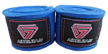 Kubisport Boksarski povoji za roke elastični 4,5 m modri