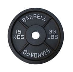 Kubisport Rezervni disk iz posebnega litega železa 15 kg - premer odprtine 50 mm