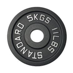 Kubisport Nadomestni disk iz posebnega litega železa 5 kg - premer odprtine 50 mm
