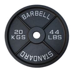 Kubisport Nadomestni disk iz posebnega litega železa 20 kg - premer odprtine 50 mm