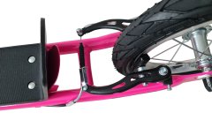 Kubisport Skuter z napihljivimi kolesi 12" Mistral roza