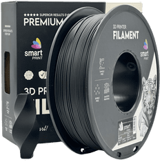 Smart Print 5x PLA Črna Filament 1.75 mm - Smart Print Biološko Razgradljiv PLA (1kg Kolut)