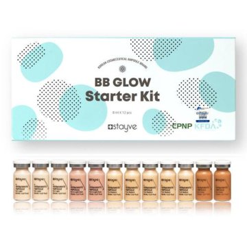 Stayve BB Glow Starter Kit Set 3 x No.1 Light 8 ml + 2 x No. 1-2 Light Rose 8 ml + 5 x No. 2 Medium 8 ml + 2 x No.3 Deep 8 ml za ženske