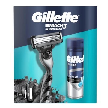 Gillette Kozmetični komplet Mach3 Charcoal